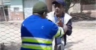 Obreros de Aguas del Norte frenaron a un ladrón que intentó llevarse una bomba de agua