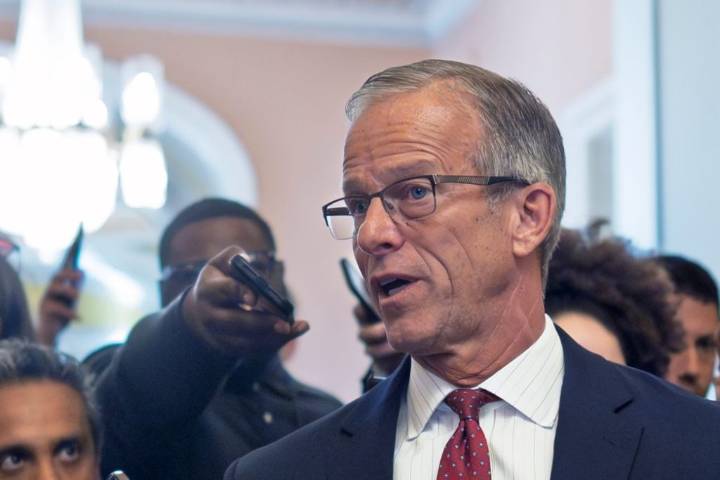 Thune floats Senate 'Russia week' after Trump’s Budapest meeting punted