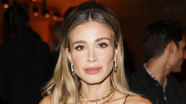 Diletta Leotta labelled 'beauty in a single image' as DAZN host rocks low cut leopard print dress at Milan Fashion Week