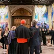 New mural at St. Patrick's Cathedral sparks comment on immigration and a rebuke