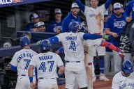 TABLAZO de tres carreras de George Springer llevó a los Azulejos a la Serie Mundial (VIDEO)