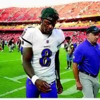 Ravens' Jackson out against Texans