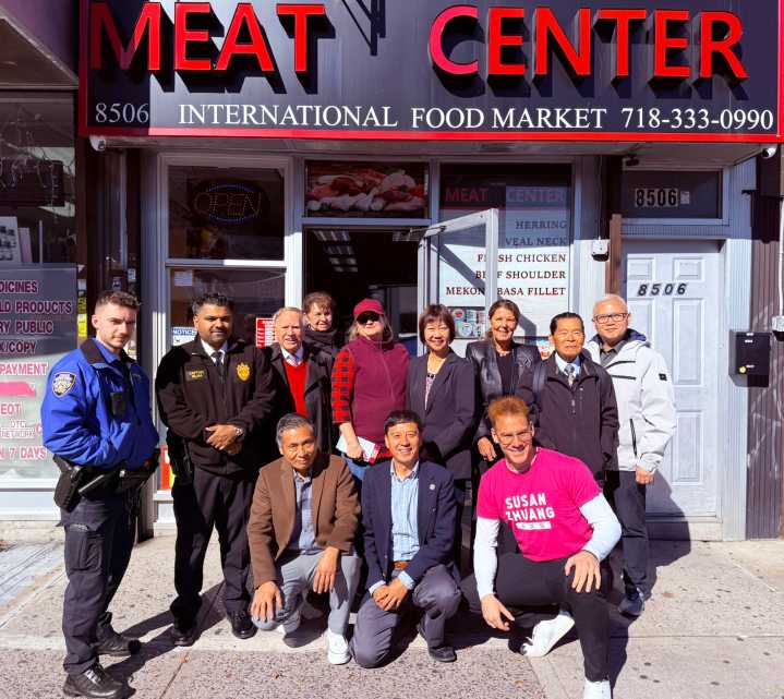 Civic leaders connect with businesses on Bay Parkway walkthrough