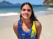 Carabobeña Andrea Bordones en 4° lugar en Sudamericano de Aguas Abiertas en Brasil 