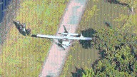 Small plane makes emergency landing on trail in North Lauderdale