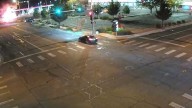 Farmington police release video of rollover crash fire
