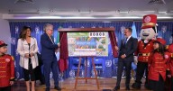Develación del billete de Lotería Nacional conmemorativo por el 80 Aniversario de la ONU