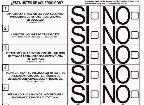 El referéndum de Bariloche sigue con su cronograma, mientras el STJ define