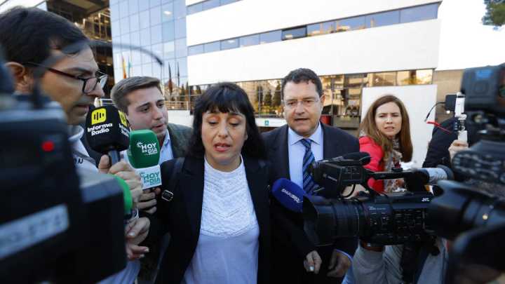 "No me voy a rendir por mi hijo": Juana Rivas pide que "acabe este circo" tras su declaración en el juzgado