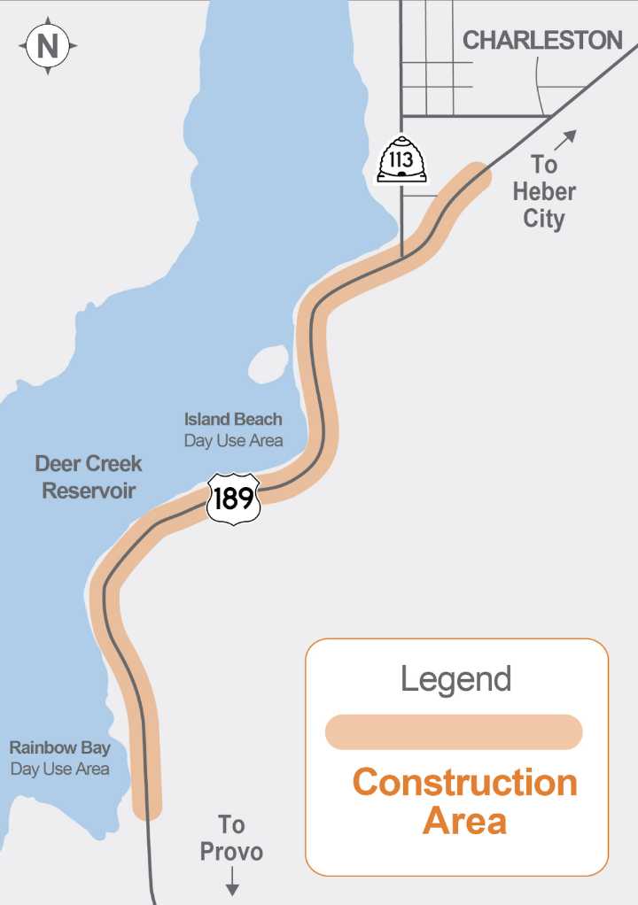 Nighttime one-way traffic to begin near Deer Creek Reservoir