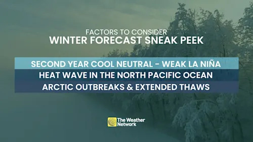 Frigid divide splits Eastern Canada in your winter sneak peek