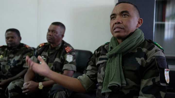 Leader of Madagascar's military rebellion tells AP he is 'taking the position of president'