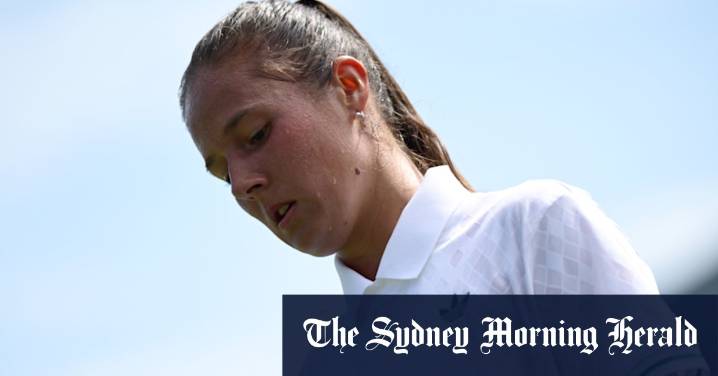 ‘Breaking point’: Aussie No.1 ends season after emotional year