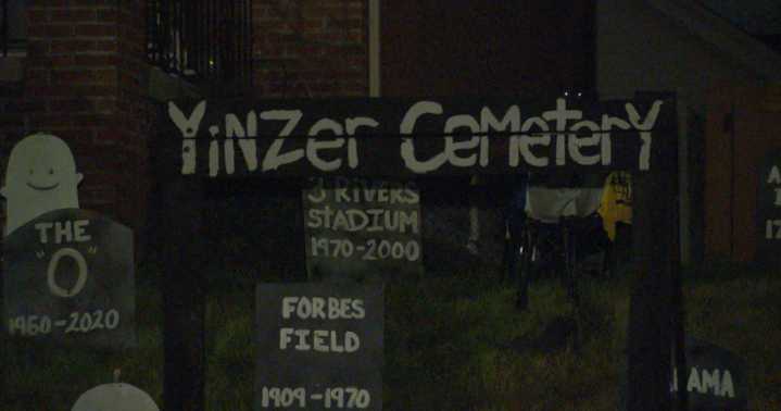 "Yinzer Cemeteries" pay homage to Pittsburgh's past in unique Halloween displays