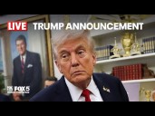 LIVE: President Trump makes announcement