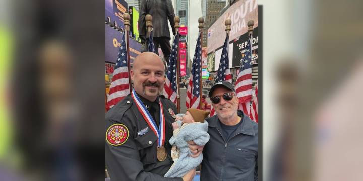 Fern Creek sergeant recognized in Times Square as part of National First Responders Day