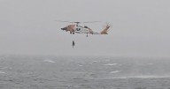 Video shows Coast Guard rescue man from water off Cape Cod