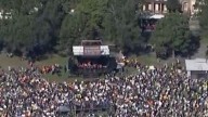 Large crowds rally against Trump at ‘No Kings’ protests across the US