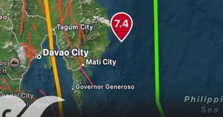 Sismo de magnitud 7.6 sacude sur de Filipinas