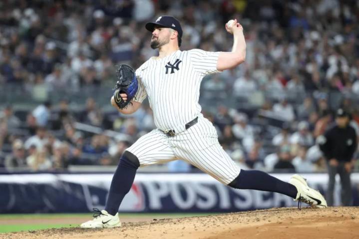 Yankees' hopes for ALDS comeback now revolve around Carlos Rodon