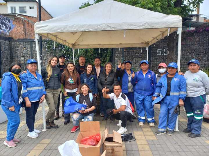 Recolección de residuos tecnológicos en Pasto: jornada en Rumipamba