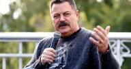 Q&A: Nick Offerman’s life is a circus. It’s also a rousing manifesto against AI