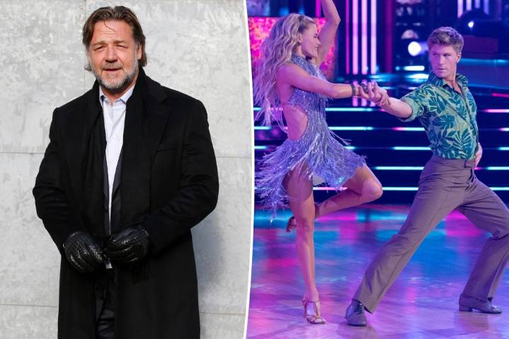 Russell Crowe sends Robert Irwin feedback after 'DWTS' every week