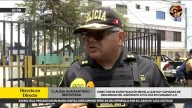 Jefe de la Dirincri informa que hay cámaras de seguridad para esclarecer asesinato a alférez de la PNP en Carabayllo