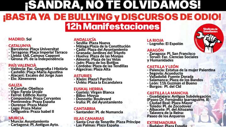 DIRECTO | Huelga de estudiantes contra el acoso escolar (y 48 horas de paros en la enseñanza media en Galicia)