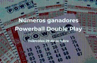 Powerball Double Play en vivo : resultados y números ganadores del miércoles 29 de octubre de 2025