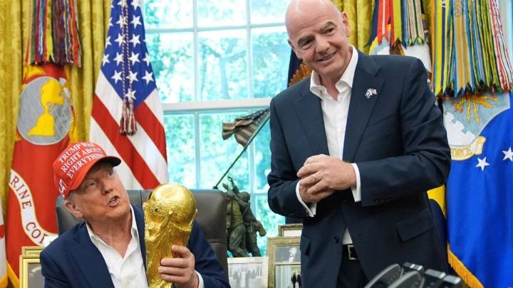 Trump amenazó con "cambiar las sedes" del Mundial si no cesan las protestas contra su gobierno