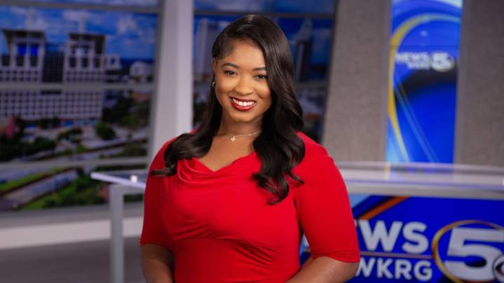 WKRG Anchor Shamonee Baker moderates town hall on domestic violence