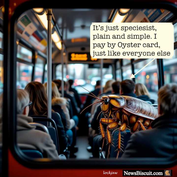 London buses 'infested' with cockroaches' say drivers