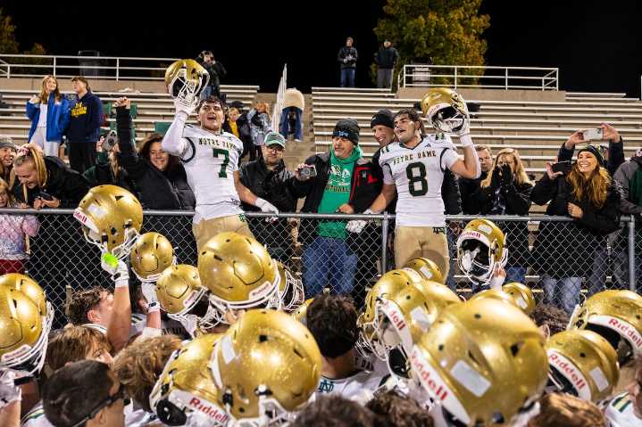 PHOTOS: Notre Dame Prep spoils Unity Christian’s perfect season on senior night