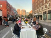 Sold-out street dining event celebrates city