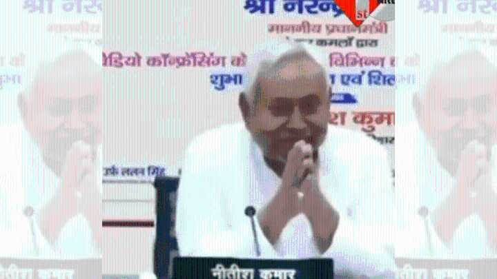 In run-up to Bihar polls, Nitish’s odd gestures at event attended by PM Modi catch Oppn’s eye