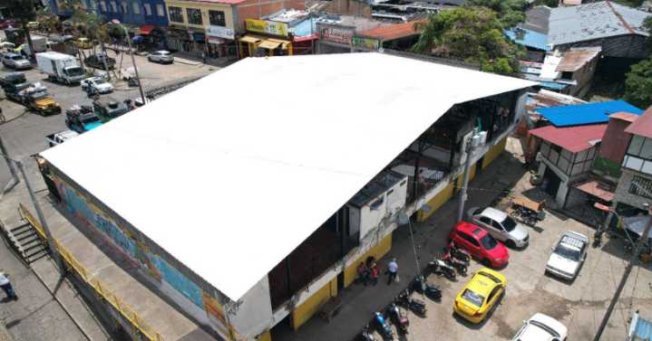 ¡Cada vez más bonita! A buen ritmo avanzan las obras de mejora en la Plaza de La 14