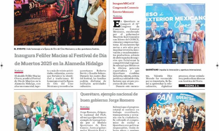 ¡Conoce la Portada de Hoy!