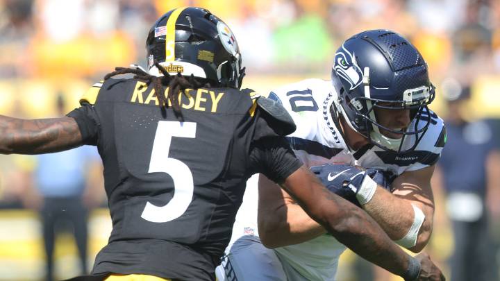 Steelers’ Jalen Ramsey gives 2-word message on Week 6 playing status