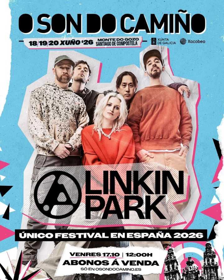 Linkin Park, segunda confirmación de O Son do Camiño 2026