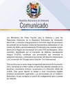 Venezuela exige a EE.UU. cesar "postura guerrerista" tras denunciar incursión de aeronaves