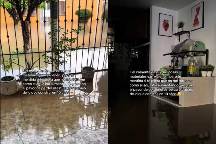 Lo construí por 10 años: comparte cómo perdió su casa en inundación en Veracruz