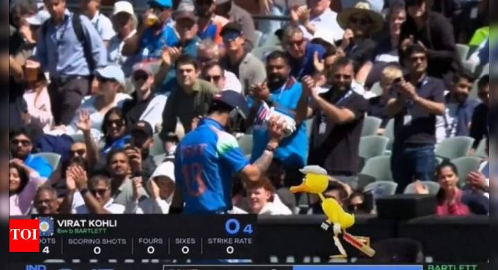 Did Virat Kohli indicate retirement after getting out in Adelaide? Image goes viral