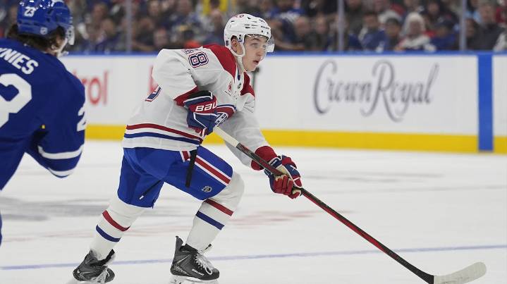 Canadiens’ Calder Trophy winner Lane Hutson signs long