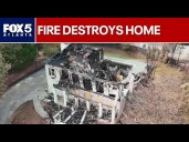 Family, pets escape house fire before home was destroyed