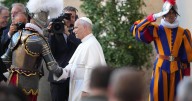 Pope lends star power to Swiss Guards swearing-in ceremony as his army struggles to find recruits