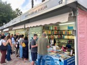 Un encuentro de Clubes de Lectura con Juan Villa, inicio de Diputación en la Feria del Libro