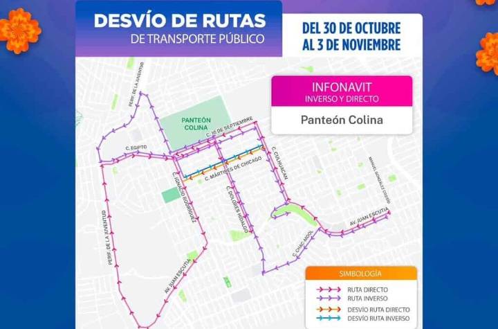 Anuncian modificaciones en rutas de autobús por Feria del Hueso 2025