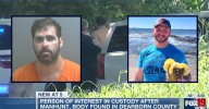 Man who killed ex's new boyfriend is found hiding in woods covered in 'redness': Police