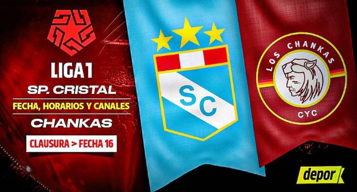 Sporting Cristal vs. Los Chankas: fecha, hora y canales de TV por Torneo Clausura 2025